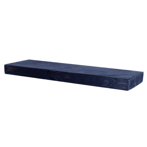 Crest and Weave, Pine Shelf, 220mm Wide, 40mm High, Rustic — side view