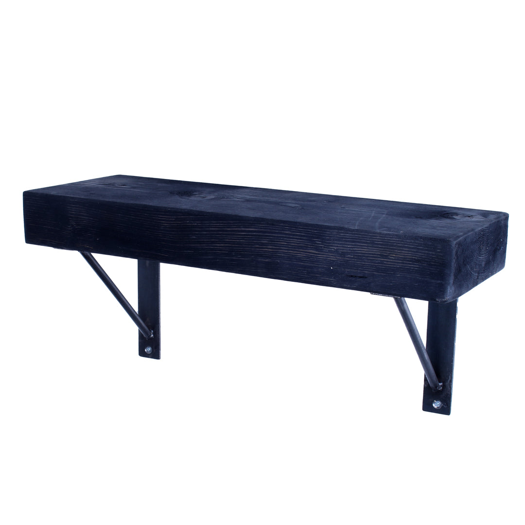 Crest and Weave, FSC Pine Shelf, 220mm×70mm, 40mm×3mm Bracket, Rustic — main product photo