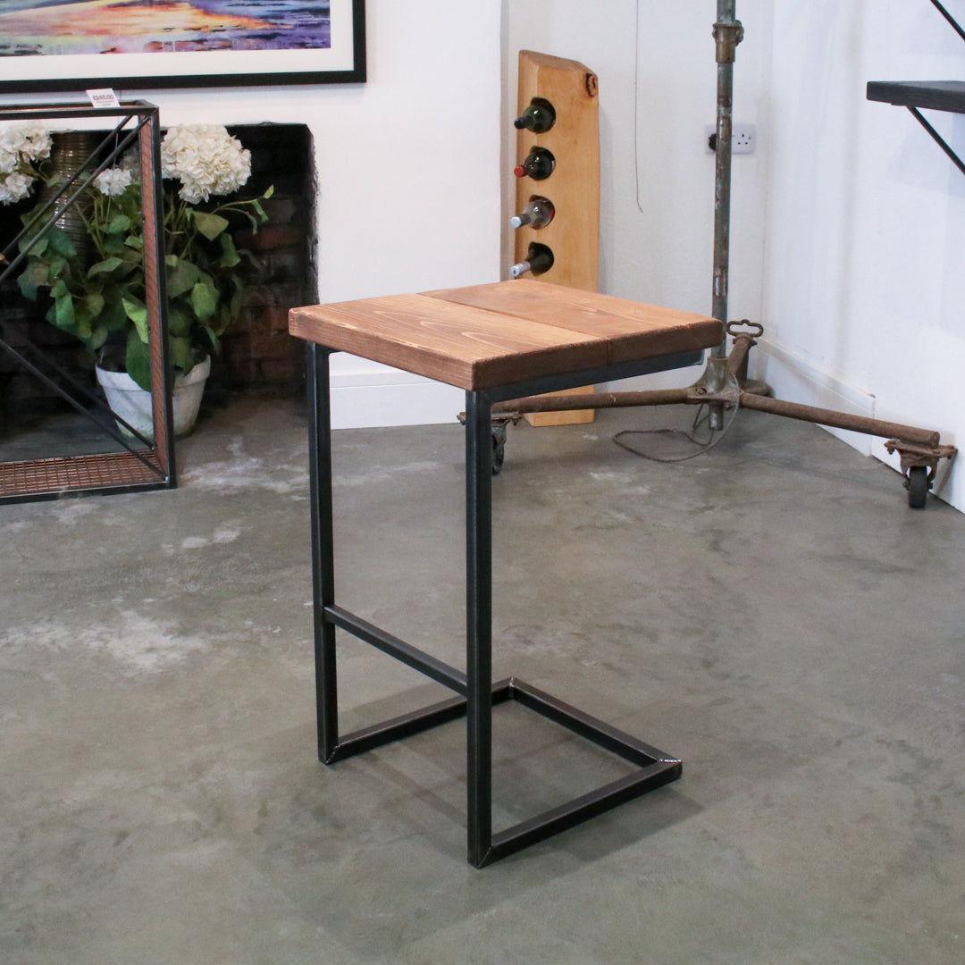 Crest and Weave, Solid Oak Bar Stool, 700mm High, 48mm Seat, Rustic — additional view 8