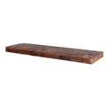 Crest and Weave, Reclaimed Scaffold Shelf, 220mm, Handmade UK, Rustic — detail of top finish