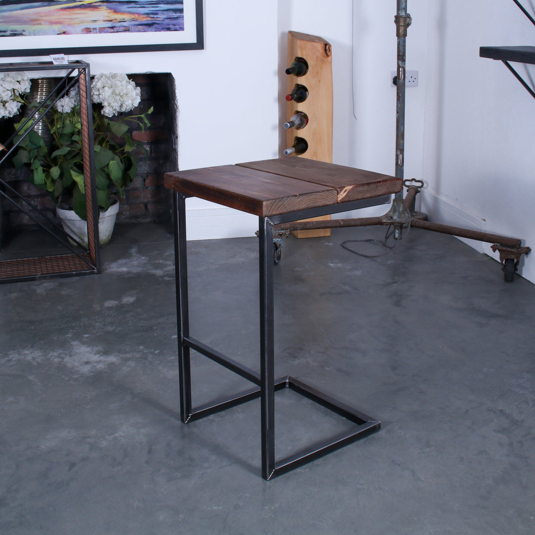 Crest and Weave, Solid Oak Bar Stool, 700mm High, 48mm Seat, Rustic — additional view 10