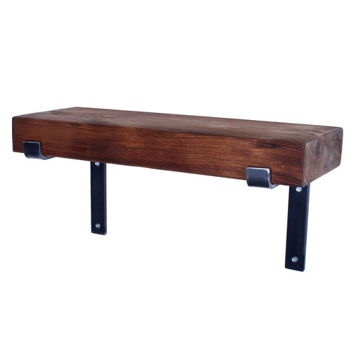 Crest and Weave | Pine Garden Shelf | 220mm Wide | 70mm High | Rustic