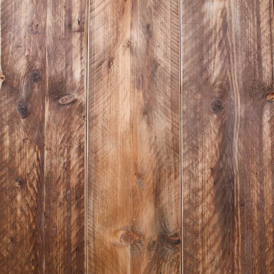 Crest and Weave, Reclaimed Scaffold Stool, 440mm×440mm, 450mm, Rustic — detail of top finish