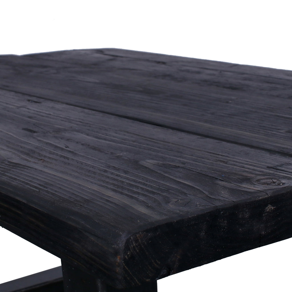 Crest and Weave, Scaffold Board Side Table, 440×440mm, 38mm Top, Rustic — additional view 10