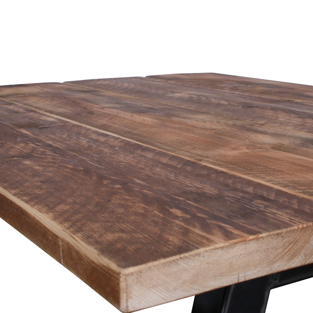 Crest and Weave, Reclaimed Scaffold Stool, 440mm×440mm, 450mm, Rustic — additional view 7