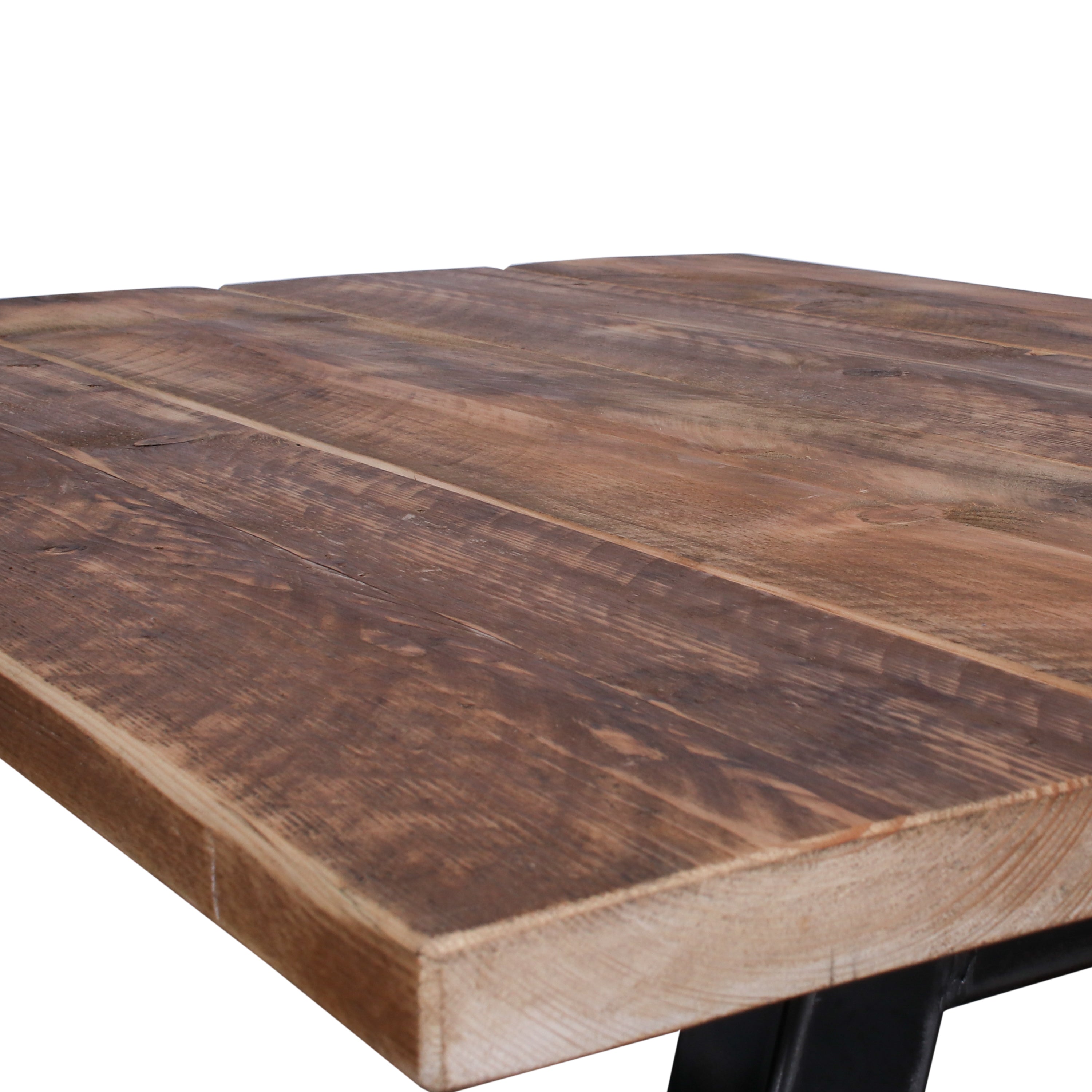Crest and Weave, Reclaimed Scaffold Stool, 440mm×440mm, 450mm, Rustic — additional view 7