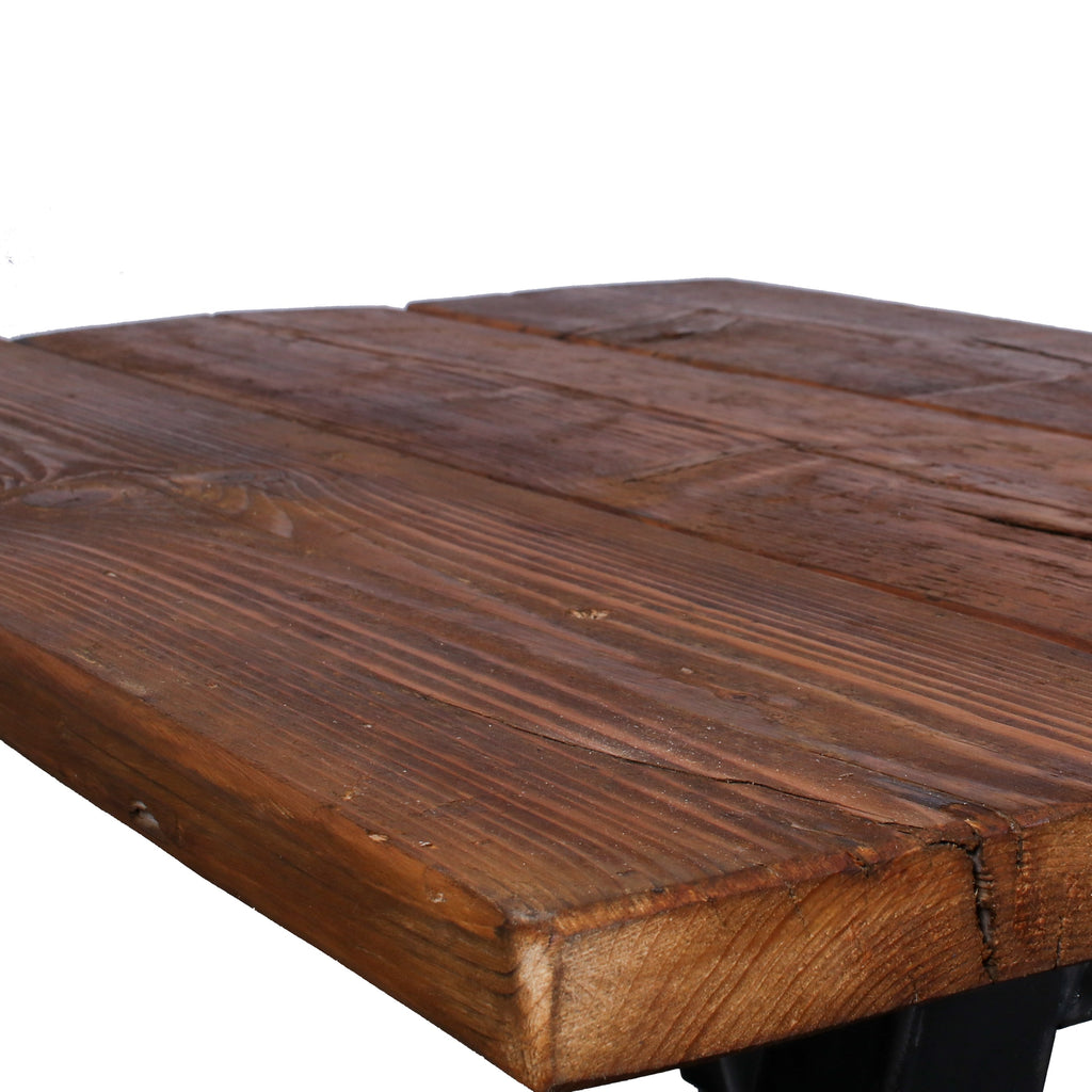 Crest and Weave, Scaffold Board Side Table, 440×440mm, 38mm Top, Rustic — additional view 9